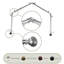 Ensemble de tringle à rideaux simple et quincaillerie pour baie vitrée à 4 côtés Solon-1652260617-1736138661