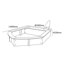 Kids Boat Sandpit with Seating and Cover