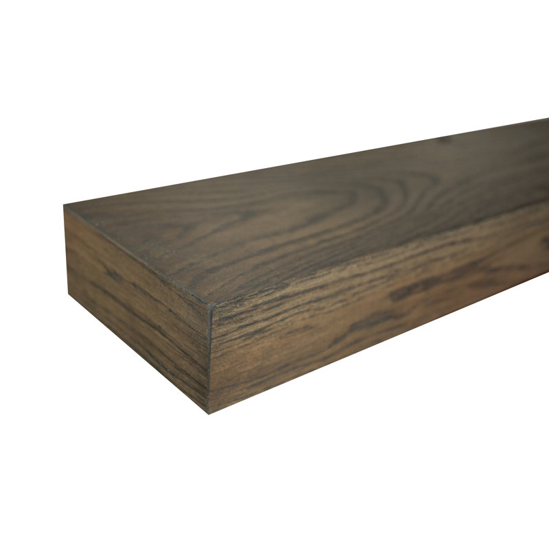 Emerald Lee 3 Piece Oak Floating Shelf, 5" H x 37" W x8" D