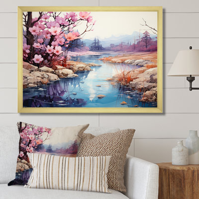 Impression sur toile «Al tranquillité» - campagne