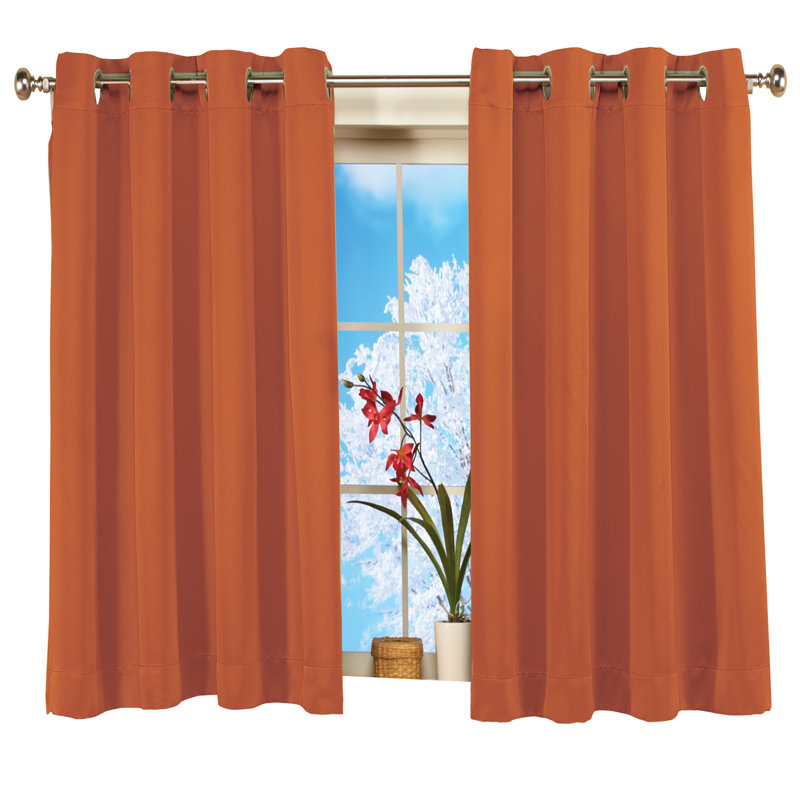 Paire de rideaux occultant Balbuena, L 56 po x L 54 po