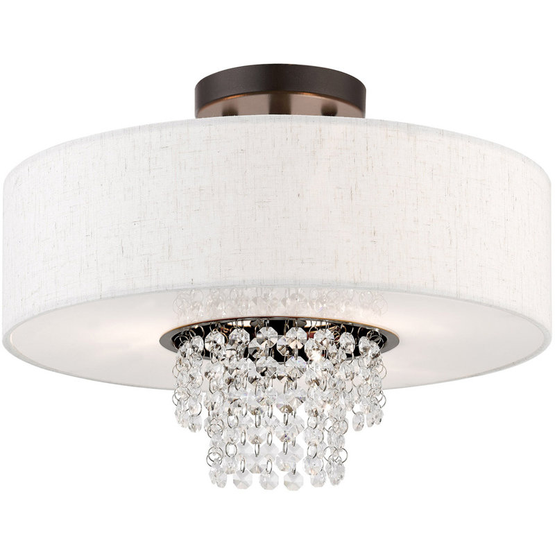 Trexlertown Fabric Semi Flush Mount