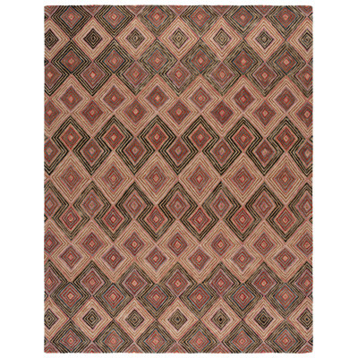 Deyoung Hand Tufted Wool Geometric Rug