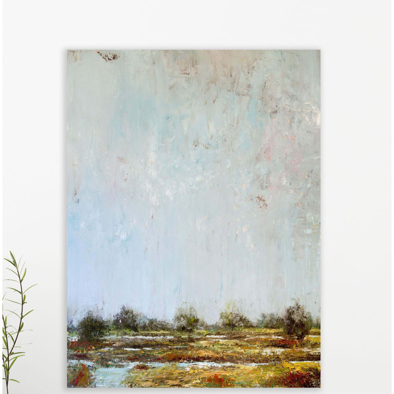 Shem Creek Print by John Beard, Brown Framed Canvas, 49.5" H x 37.5" W x 1.75" D