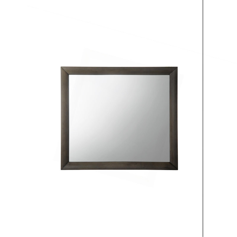 Miroir à finition chêne gris