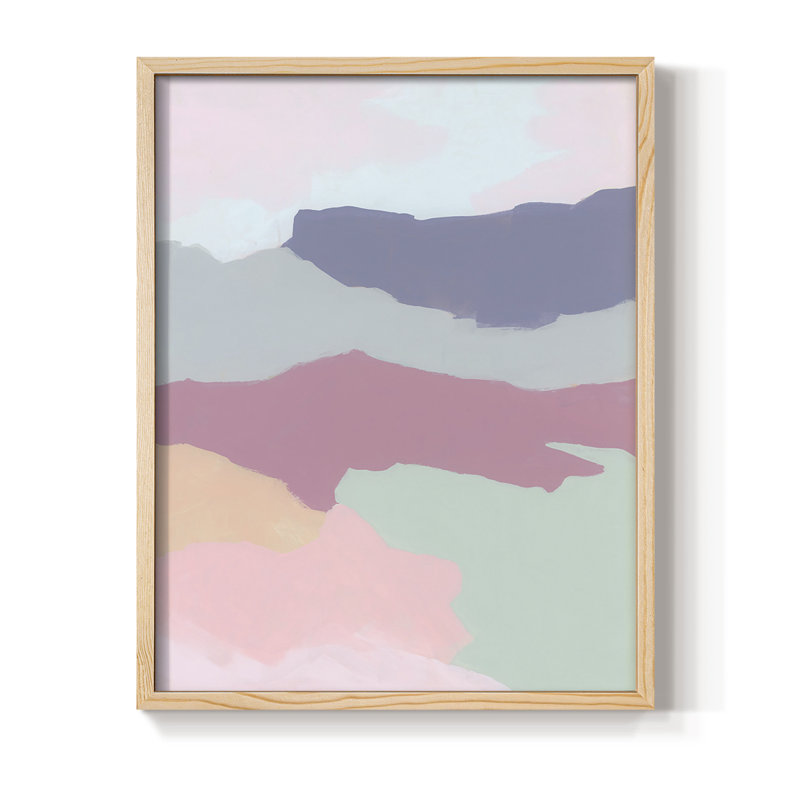 «Desert Prism I», reproduction encadrée - bois massif, H 11 po x l 9 po