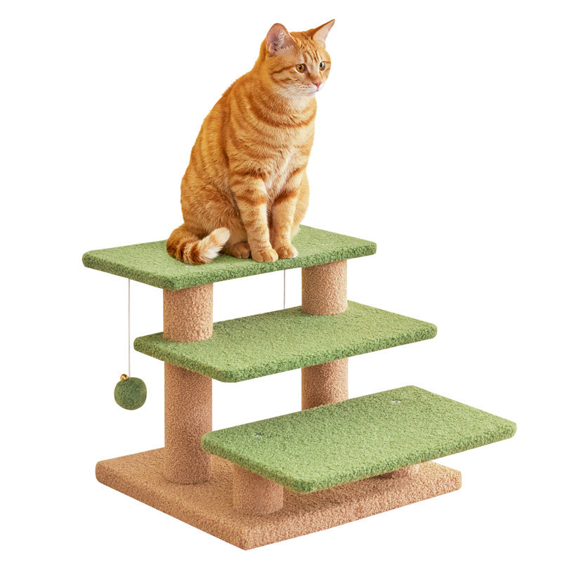 Escalier pour animaux 15 po H, Vert