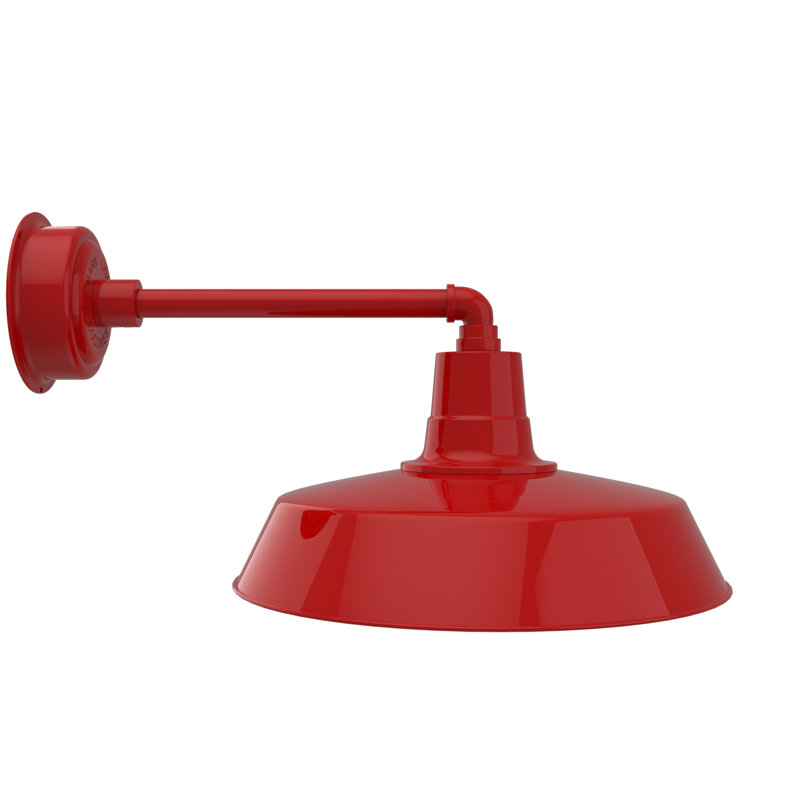 Haleigh LED Wall Light, Cherry Red, 11" H x 18" W x 25.5" D