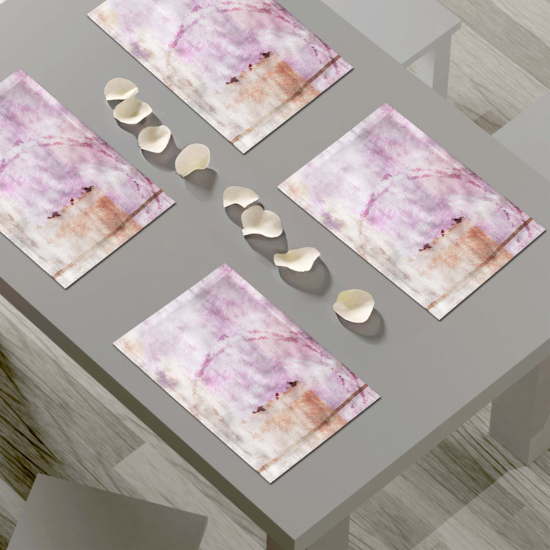 Napperon abstrait en polyester