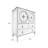 Retro Solid Wood Accent Cabinet