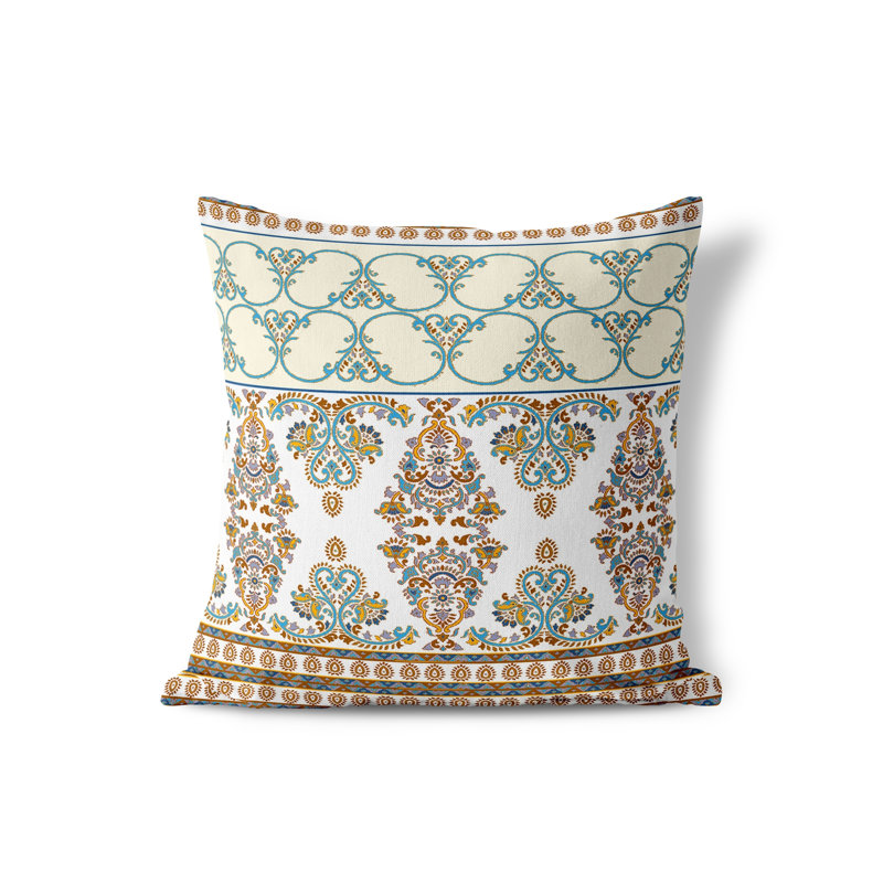 Housse et insert de coussin décoratif intérieur / extérieur en polyester / mélange de polyester, 20 po x 20 po