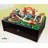 Metropolis Wooden Train Set & Table with 100 Pieces and Storage Drawer, Espresso
