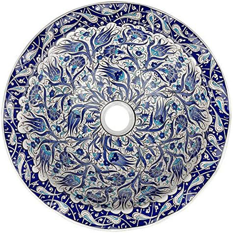 Langley Street 400mm L x 400mm W Ceramic Circular Sink