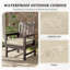 Coussins de siège d'extérieur de 4 po et coussins de siège de salle à manger de 22 po x 22 po -1267609598