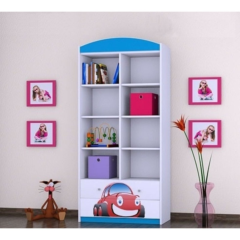Jillian 183cm H X 88cm W Kids Cube, Blue