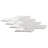 Divine 9.05'' W x 12.79'' Polished Glass Fishscale Mosaic Wall Tile (0.8 Sq. Ft. / Each)-90702219