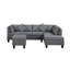 Canapé, chaise et repose-pieds rembourrés 104,5 po