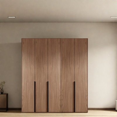Classic Simple Walnut Colour Wardrobe