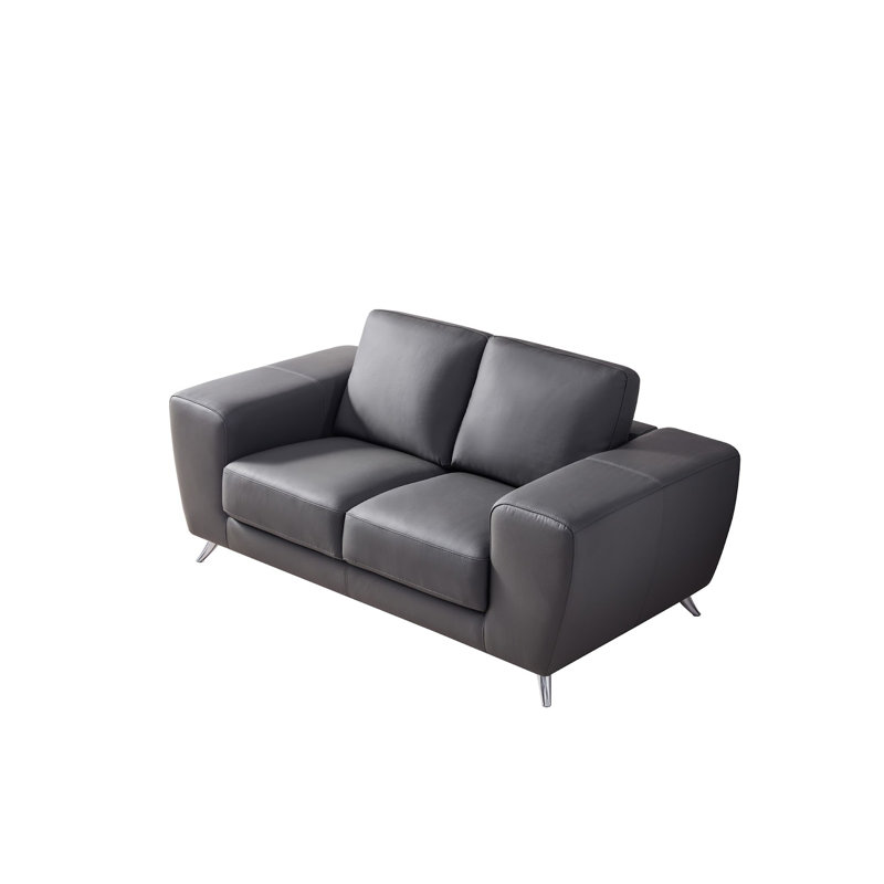 Holsworthy 71'' Upholstered Loveseat, Gray