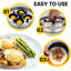 Egg Poacher Pan Nonstick 4 Eggs Poached Egg Pan Stainless Steel Poached Egg Cooker Egg Poaching Pan PFOA Free Poached Egg Maker With Nonstick Poached Egg Cups