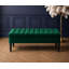 Cubed Tufted Rectangle Ottoman Storage Bench, Upholstered Plush Velvet Shoe Bench with Black Turned Wooden Legs-1466016849-1466016855