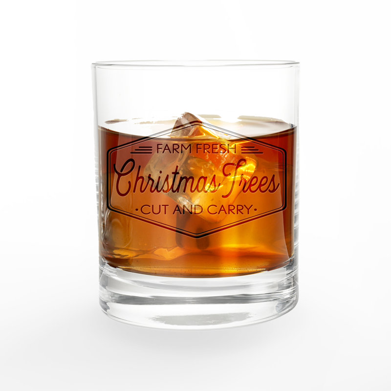 Verre à whisky coupé et transporté