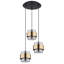 Raquette 3 - Light Black Cluster Pendant