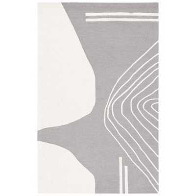 Tapis gris / ivoire Arabelle 860