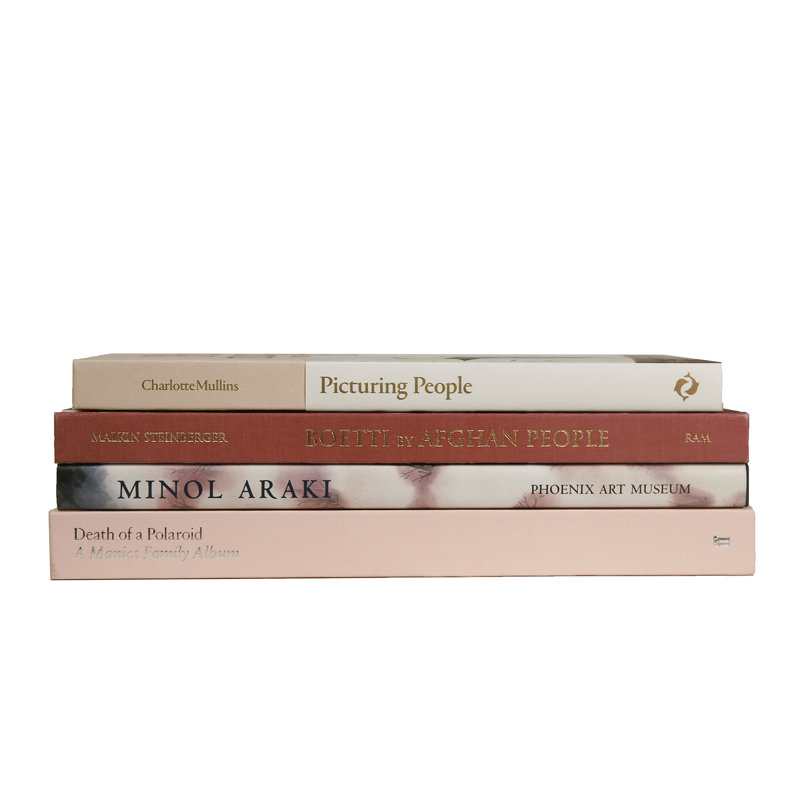 Decorative Books - Blush Arts Coffee Table Stack - 4 Pink Books