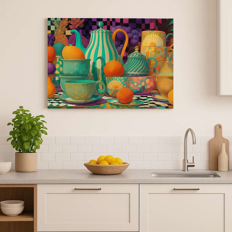 Stunning Decorative Canvas Painting, 19.7 x 27.6 inches | 100% Canvas with 100% Wooden Frame (Thickness: 0.8 x 1.2 inches) | Perfect for Living Room, Bedroom, or Office Decor, Elegant Art Piece for Any Space