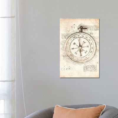 Compass by Cornel Vlad - Wrapped Canvas Print
