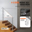 149.9 cm Handrails for Outdoor Steps 3 Crossbars Staircase for Porch Deck