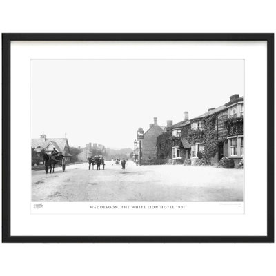 Waddesdon, The White Lion Hotel 1901 by Francis Frith - Single Picture Frame Print