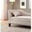 Coussin de salon moderne avec garniture cloutée en tissu de 1 méridienne moderne-2074275152