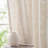 Linen Blend Embroidered Light Filtering Curtains with Rod Pocket-200732471-200732493