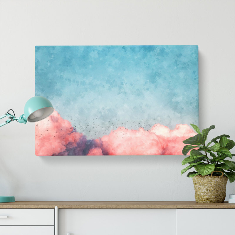Migrating Birds - Wrapped Canvas, 45cm H x 76cm W x 4cm D