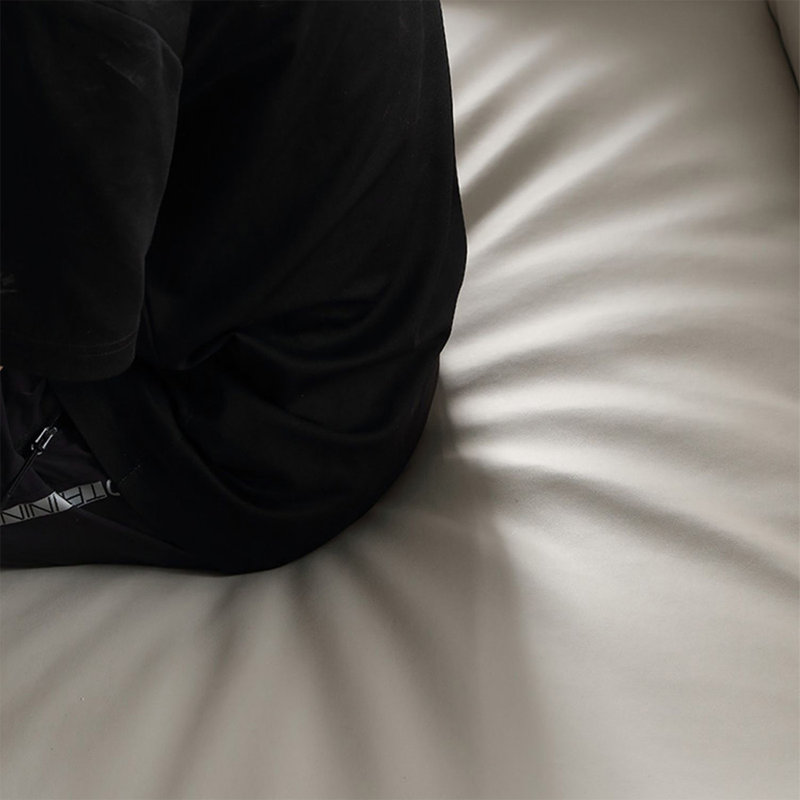 Coussin de canapé modulaire en cuir blanc