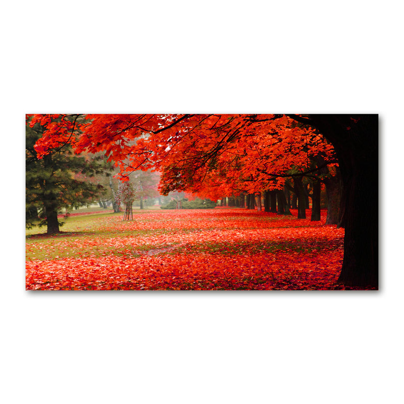 Trees In Autumn - Wrapped Canvas Print