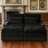 Loveseat Sofa With Four USB Ports And Two Cup Holders, Sectional Convertible Sofa With Storage Space And Two Movable Ottomans-2144446421