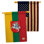 Drapeau de maison de recto-verso en polyester 3 pi 3 po x 2 pi 3 po Lituanie