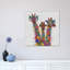 «Rainbow Splash Giraffe Trio» - reproduction-52365923-52365925