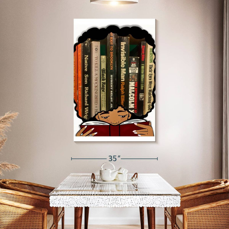 Kerner Read On, 51" H x 34" W