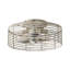 Ventilateur de plafond 17,7 "en cage avec ensemble d'éclairage et télécommande