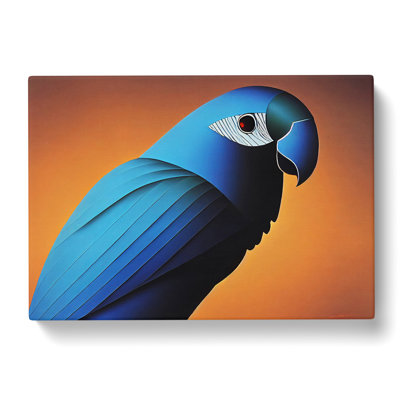 The Blooming Parrot - Wrapped Canvas