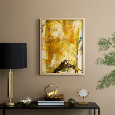 «Blazing Rays II», reproduction encadrée - bois massif