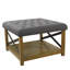 Repose-pieds capitonné avec rangement en bois 30 po Byrdstown-361480443