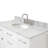 Aberdeenshire 42" Single Bathroom Vanity with Carrara White Marble Top-85364213