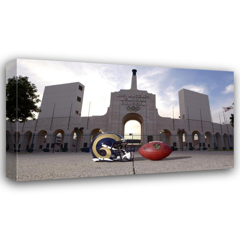 Los Angeles Memorial Coliseum, H 23 po x l 40 po