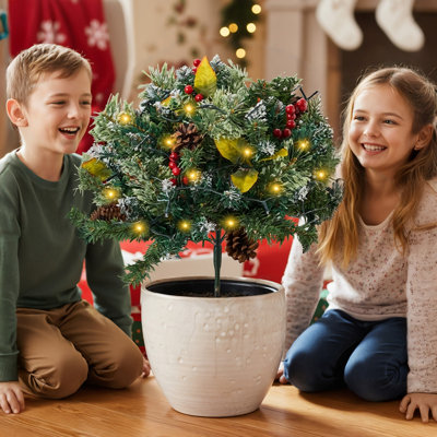 1.77' H Artificial Pine Christmas Tree