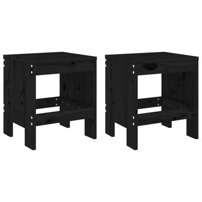 Nedyu Solid Wood Bar Stool with Solid Wood Frame